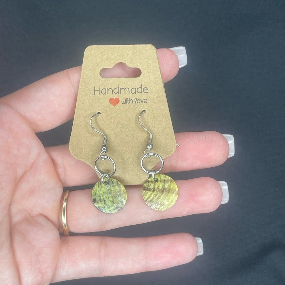 Green Earrings